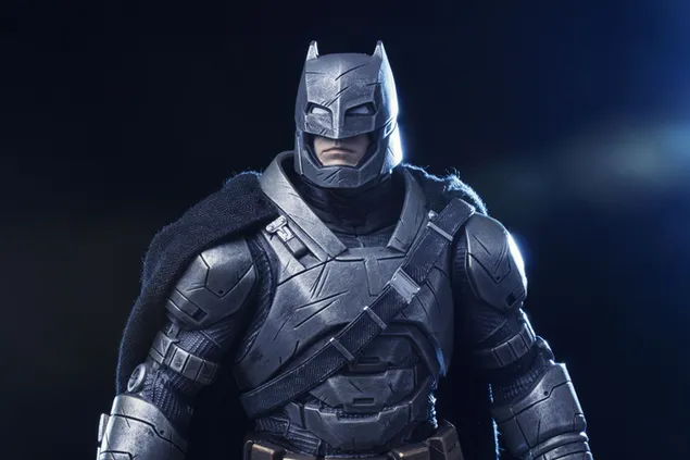 蝙蝠俠穿著他的機甲蝙蝠服 4K 壁紙