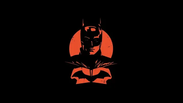 Batman: Orange & Schwaarz 4K Tapeten