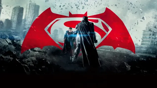 Batman melawan Superman 2K wallpaper