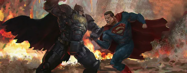 Batman VS Superman 2K wallpaper download