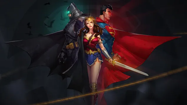 蝙蝠侠 神奇女侠 超人 DC漫画 4K 壁纸