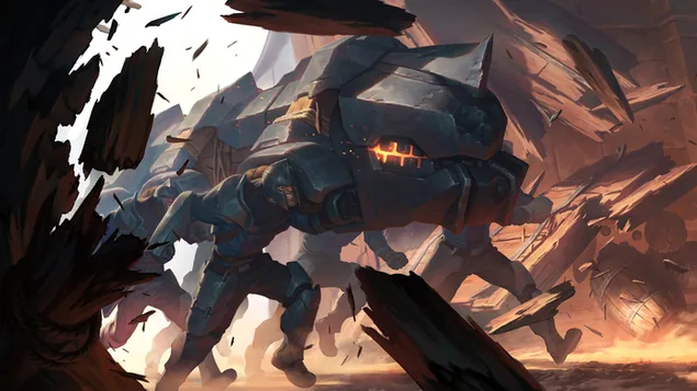 Battering Ram (Legends of Runeterra) - League of Legends (LOL) 4K Tapeten