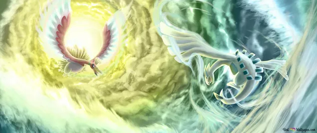 tran chien giua ho-oh & lugia tai xuong