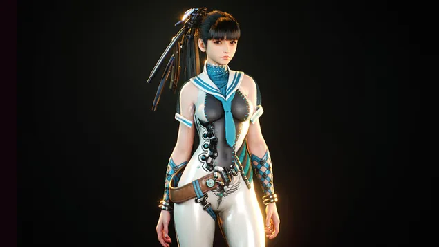 來自“Project EVE”（電子遊戲）的戰鬥機器人女孩 4K 壁紙