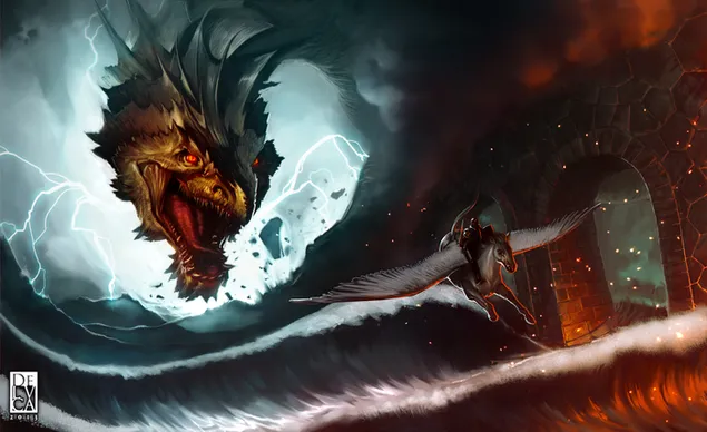 Battle of the Dragon slayer en het vuurdraakmonster
