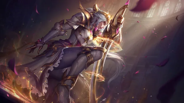 Battle Queen 'Diana' Prestige Edition Splash Art - League of Legends (LOL) 8K Hintergrundbild