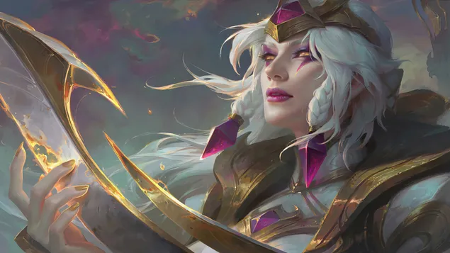 Ταπετσαρία Battle Queen 'Diana' Prestige Splash Art - League of Legends (LOL) 4K
