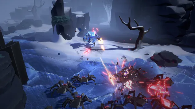 Tapeta Bojová scéna strojov z videohry Uragun 4K