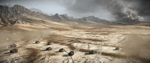 Muat turun Permainan Battlefield 3 - Kereta kebal di padang pasir