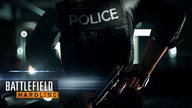 Battlefield Hardline - Polisi dengan pistol unduhan
