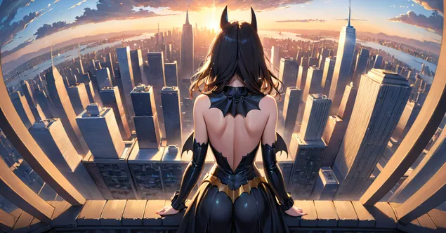 عادت المرأة الوطواط 2K خلفية