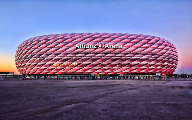 Bayern Munich football stadium Allianz Arena 4K wallpaper