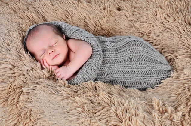 Bayi Laki-Laki Lucu Sedang Tidur unduhan