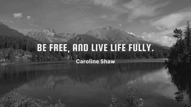 Be free, and live life fully HD wallpaper