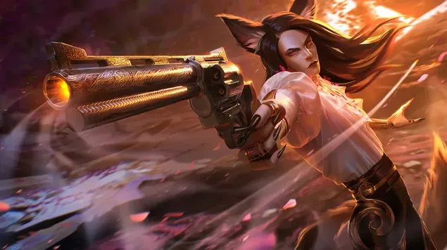 Beastman ใช้ปืนพก 4K วอลเปเปอร์