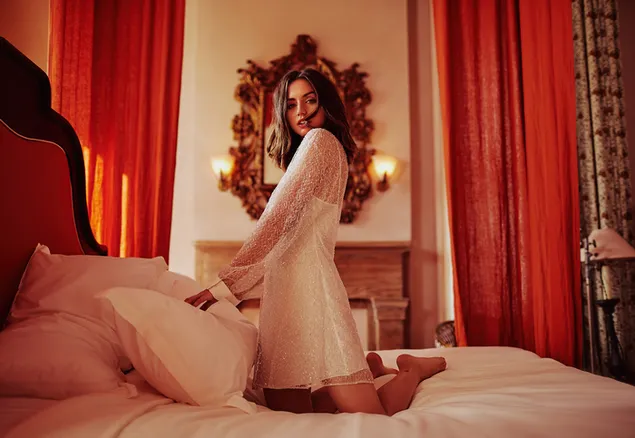 Beautiful 'Ana De Armas' Bedroom Photoshoot