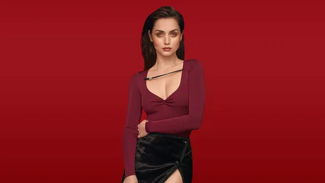 美丽的“安娜·德·阿玛斯”——古巴裔西班牙女演员 4K 壁纸