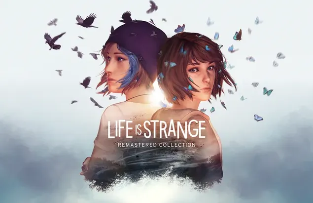 vakre anime-jenter med sommerfugler fra videospillserien life is strange nedlasting