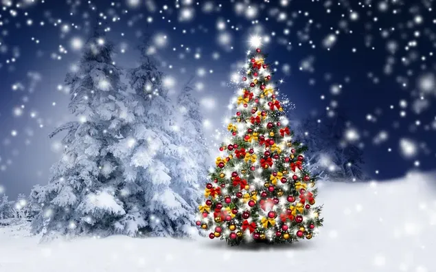 Pohon Natal yang indah