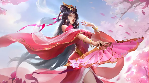 Беаутифул Фантаси Гирл 4K позадина