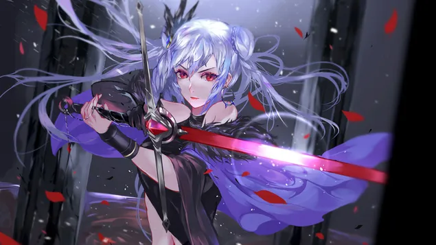 Beautiful Girl Sword Fantasy