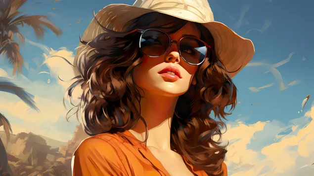 krasna divka s brylemi a kloboukem v gta 6 stahnout