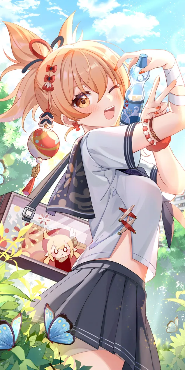 โยอิมิยะ สาวสวย | เก็นชิน อิมแพ็ค 2K วอลเปเปอร์