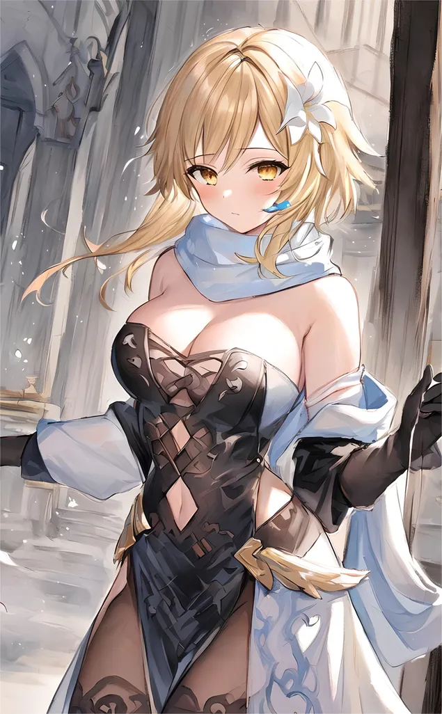 美麗火辣的動漫女孩Lumine | 原神衝擊 2K 壁紙