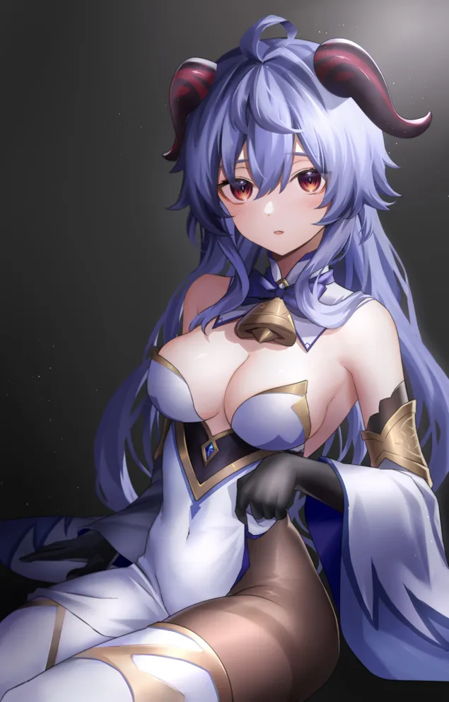 美しくてホットなガニュ | 原神 HD 壁紙