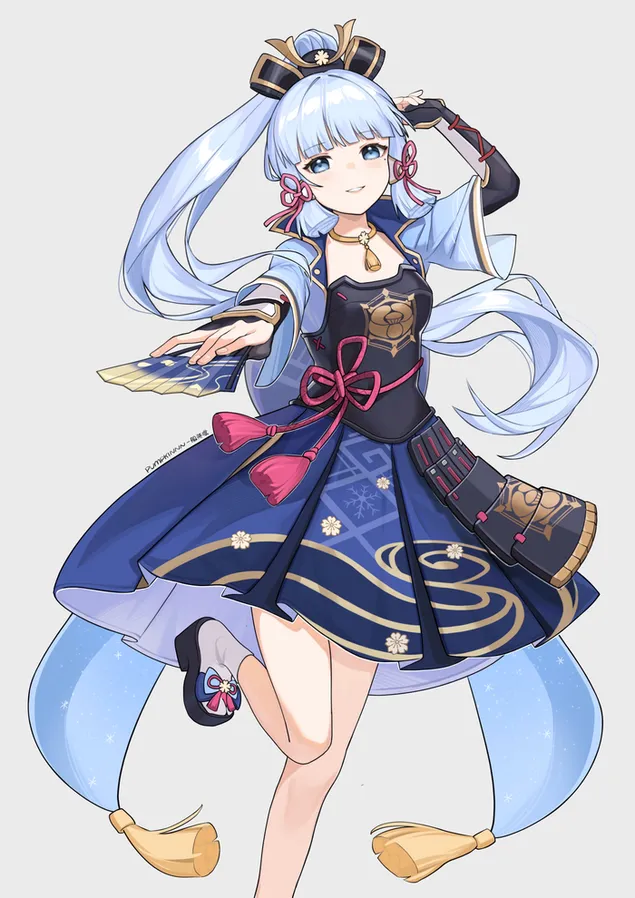 美麗的上里綾香長發 2K 壁紙