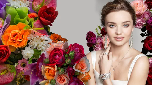 Modelja e bukur – Miranda Kerr 2K sfond