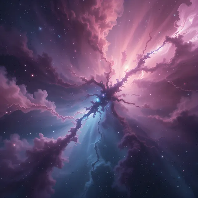 Ταπετσαρία όμορφο νεφέλωμα 2K