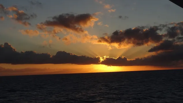 רקע שקיעה יפה 4K טפט