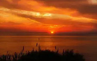 Beautiful Sunset Evening 4K wallpaper