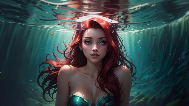 Mei Li De Shui Xia Mei Ren Yu  Xia Zai