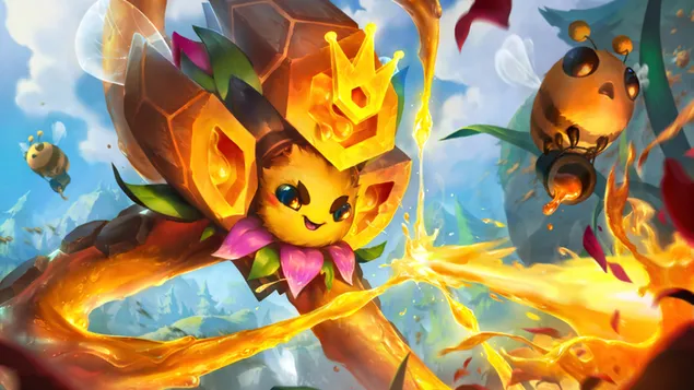 Bee'Koz Vel'Koz | 蜜蜂科茲 英雄聯盟 (LOL) 8K 壁紙