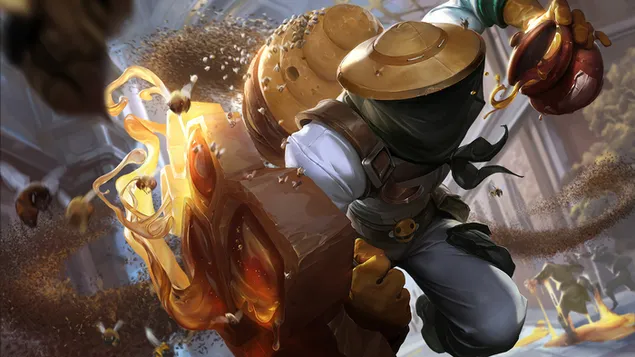 Beekeeper 'Singed' Splash Art - 英雄联盟 (LOL) 4K 壁纸