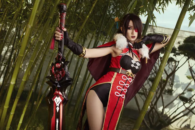 beidou | todella kuuma anime tytto | genshin vaikutus lataa