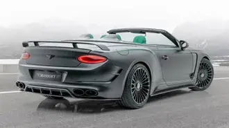 Bentley Continental GT Covertibel Behind V8 Black HD ozadje