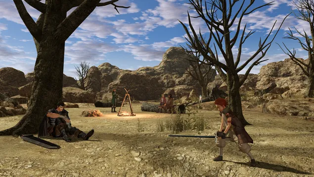 Tapeta Berserk a banda jestřába berserka 4K