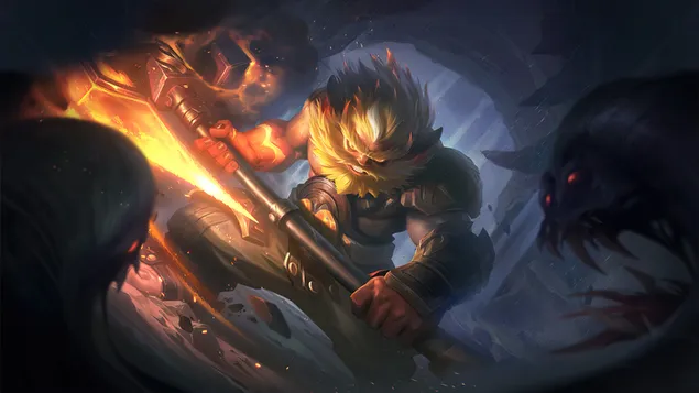 Páipéar balla Berserker 'Aulus' - Soghluaiste Legends (ML)4K