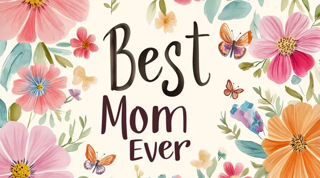 Zui Jia Ma Ma Wen Zi Bian Kuang ,Pei Yi Ge Chong Shui Cai Hua Hui  Xia Zai