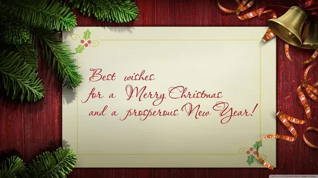 Najlepsze życzenia nowego roku i świąt 2K tapeta