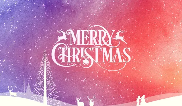 Najlepsze życzenia Bożego Narodzenia. 2K tapeta