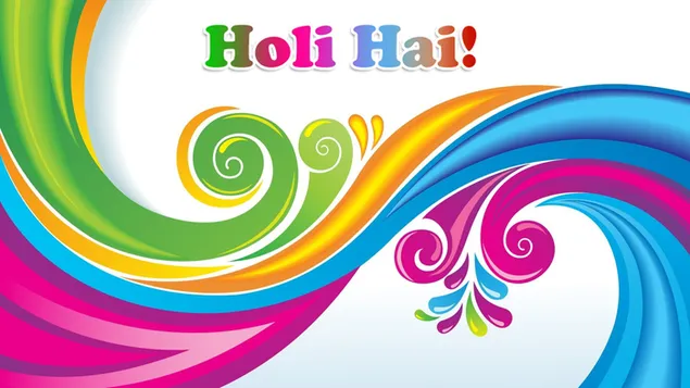 Best wishes to all [Happy Holi] 2K wallpaper