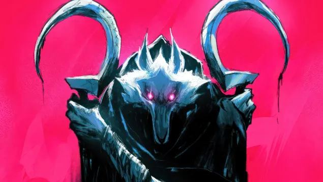 Taustakuva Iso paha susi elokuvasta Puss in Boots: The Last Wish -elokuvataide 4K