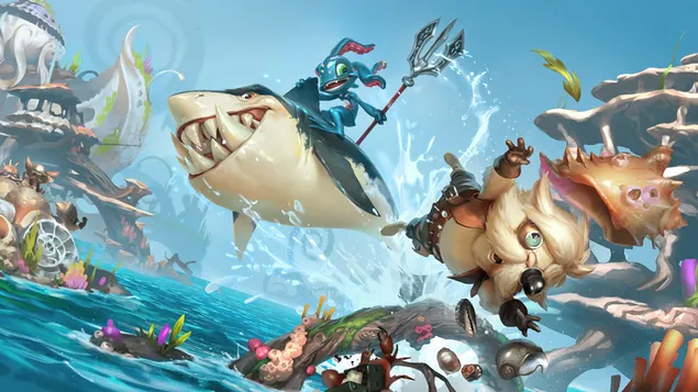 Bilgewater 'Fizz' (Legenda Runeterra) | Liga Legenda (LOL) 4K wallpaper