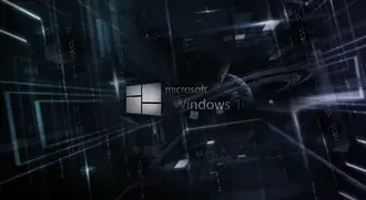 Tapeta Binární kódy Windows 10 HD