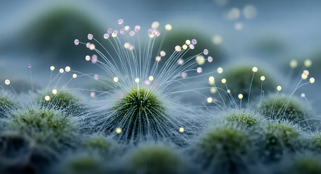 bioluminestsentni g''bi: makrospori i mitsel izteglyane