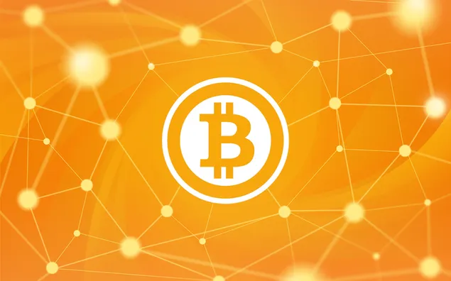 Bitcoin-logo 2K achtergrond